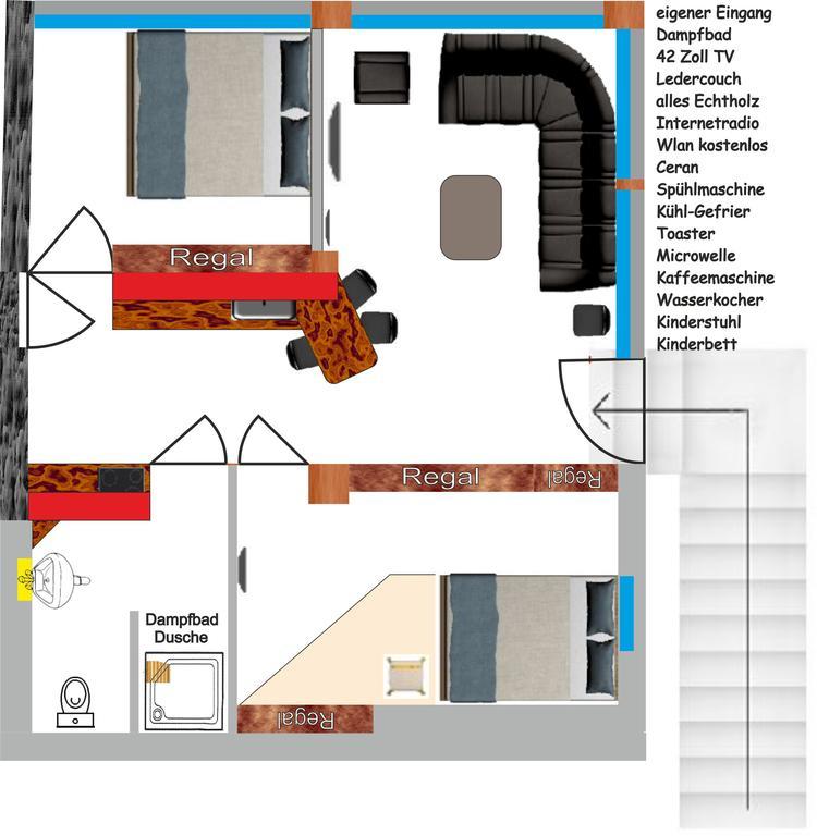 Waldluftin Apartment Lauscha Luaran gambar